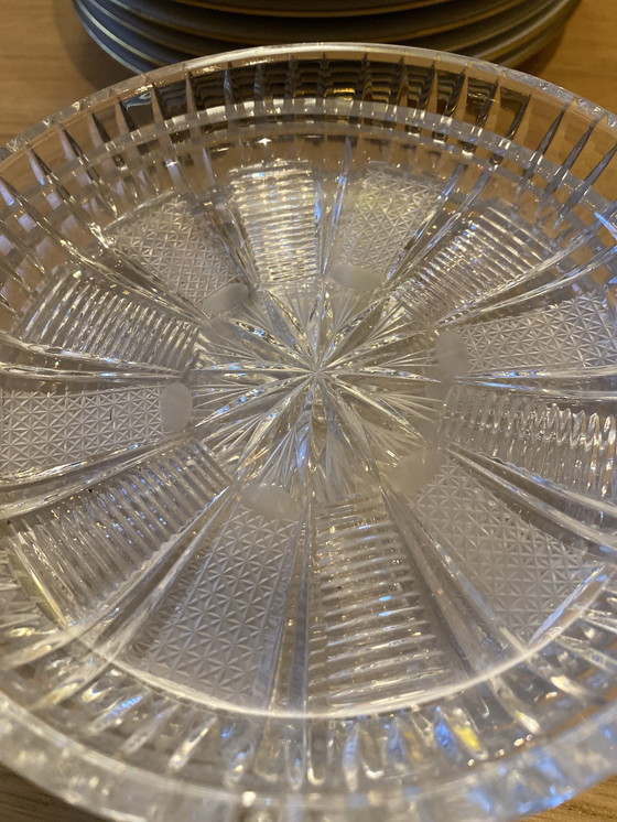 Image 1 of Mid Century Kristall Dessertteller