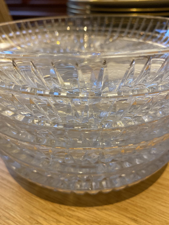 Image 1 of Mid Century Kristall Dessertteller