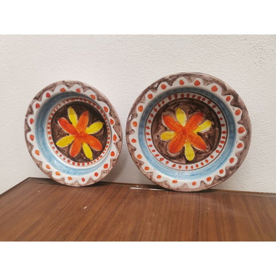 Image 1 of Paar alte Keramikteller von Giovanni De Simone