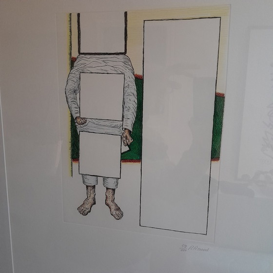 Image 1 of Roger Raveel, Ein Mann in voller Länge