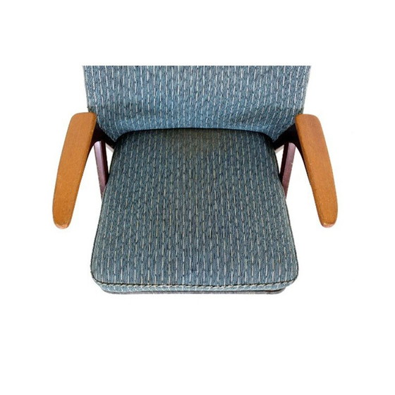 Image 1 of Vintage blau-grauer Sessel, Schweden, skandinavisch 1960