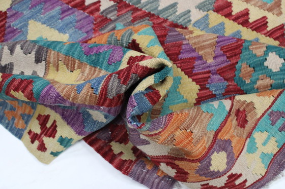 Image 1 of Original Old Style Kelim Afghan 248 X 196 Cm Top Zustand