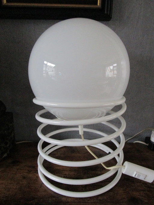 Vintage 1970er Woja Tischkugellampe