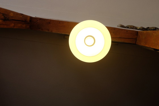 Image 1 of Deckenlampe Pendelleuchte Überfangglas weiß