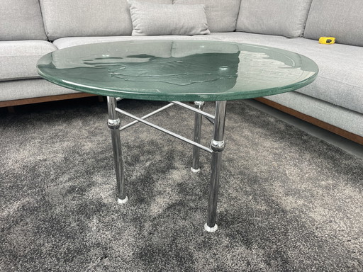 Vintage Couchtisch Eisglas Einzigartig und seltenes Exemplar