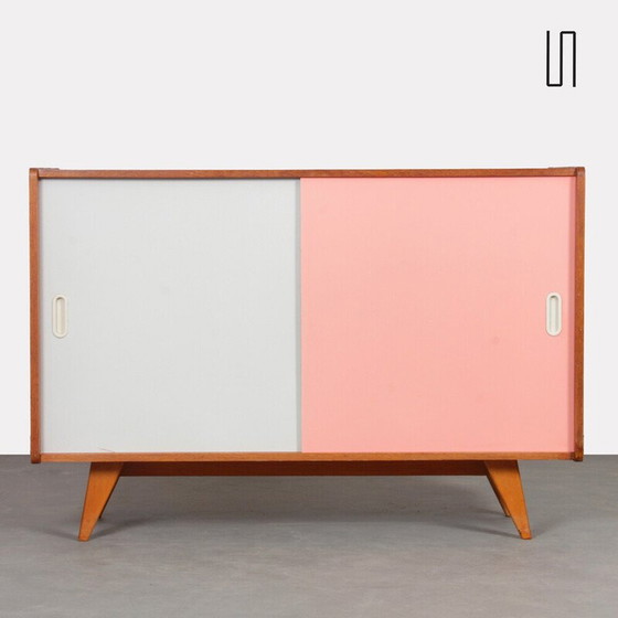 Image 1 of Vintage Kommode Modell U-452 in Eiche von Jiri Jiroutek für Interier Praha, Tschechoslowakei 1960