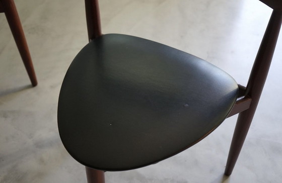 Image 1 of Ikonische Essgruppe Roundette Von Hans Olsen, Danish Midcentury