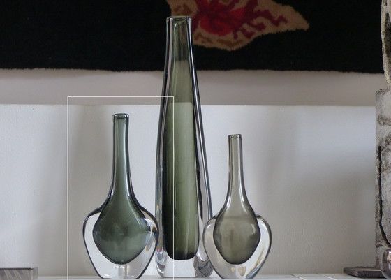 Image 1 of Vase Sommerso Skandinavisch Nils Landberg Für Orrefors