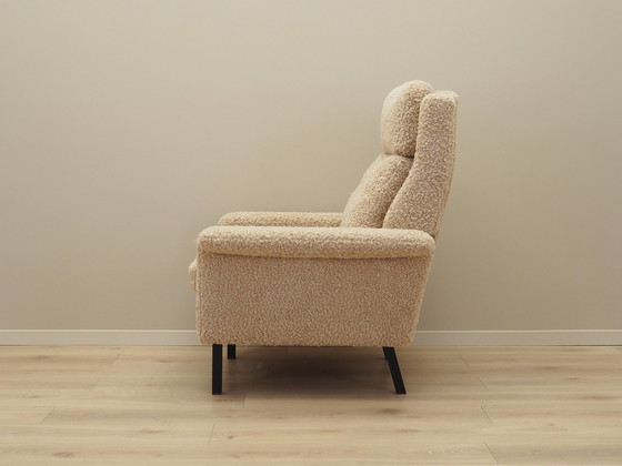 Image 1 of Beigefarbener Sessel, Dänisches Design, 1960er Jahre, Designer: Arne Vodder, Hersteller: Fritz Hansen