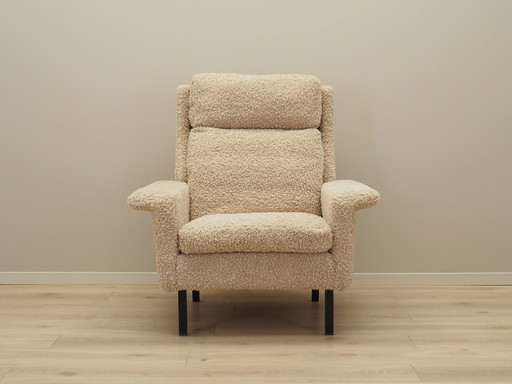 Beigefarbener Sessel, Dänisches Design, 1960er Jahre, Designer: Arne Vodder, Hersteller: Fritz Hansen