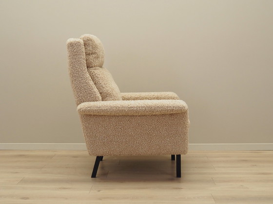 Image 1 of Beigefarbener Sessel, Dänisches Design, 1960er Jahre, Designer: Arne Vodder, Hersteller: Fritz Hansen