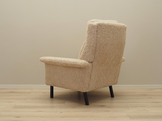 Image 1 of Beigefarbener Sessel, Dänisches Design, 1960er Jahre, Designer: Arne Vodder, Hersteller: Fritz Hansen