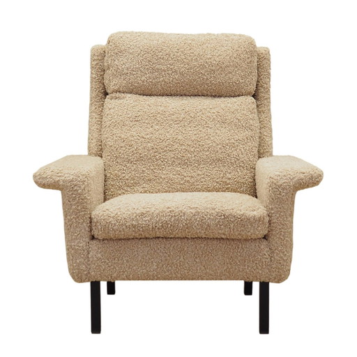 Beigefarbener Sessel, Dänisches Design, 1960er Jahre, Designer: Arne Vodder, Hersteller: Fritz Hansen