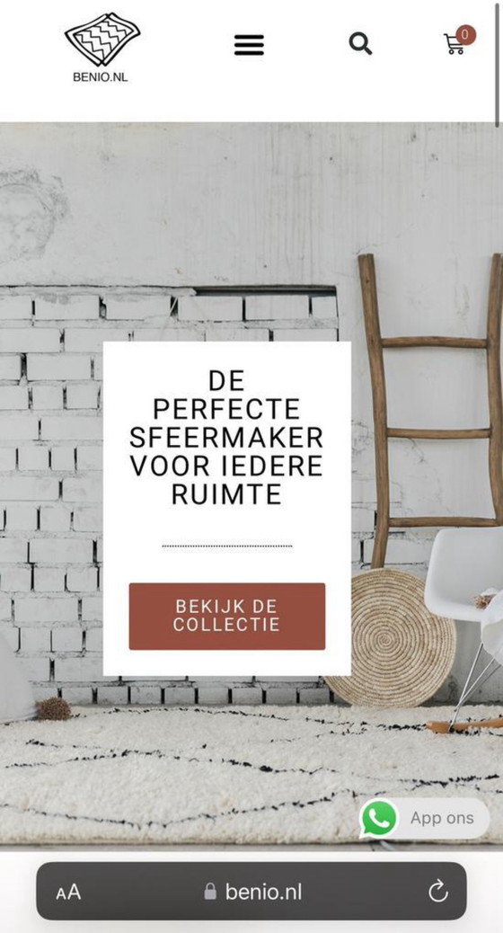 Image 1 of Berberteppich 100% Wolle 255X155Cm Marokkanischer Teppich Teppich