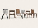 5x Mid Century Stühle
