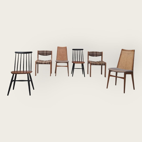 Image 1 of 5x Mid Century Stühle