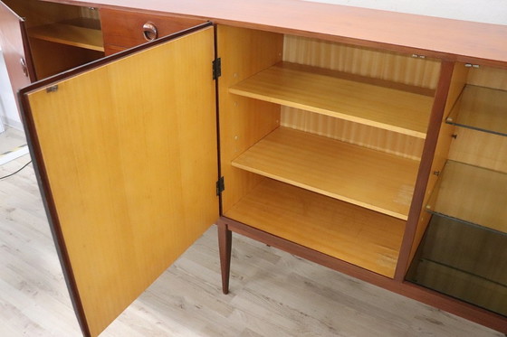 Image 1 of Langes Sideboard aus Holz, 1960er Jahre