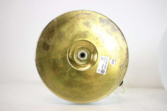 Image 1 of Ganzglas-Tischlampe von Valasske Mezirici, 1960er Jahre, Tschechoslowakei