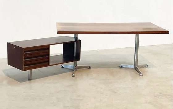 Image 1 of Osvaldo Borsani T96 Holzschreibtisch