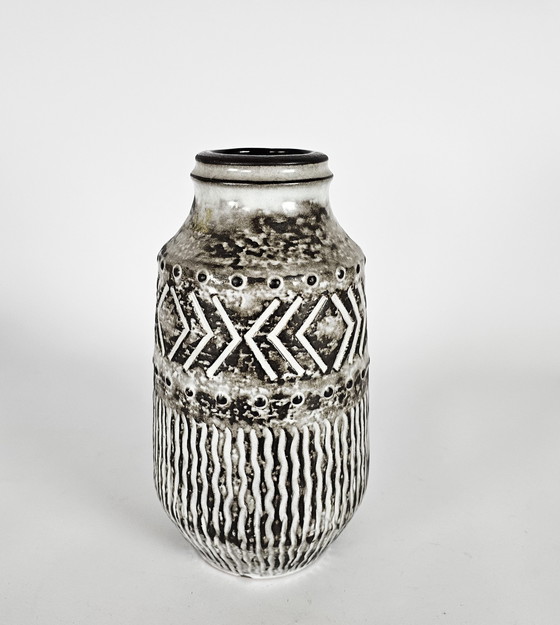 Image 1 of Carstens Tonnieshof - Sgraffito - Azteken - Modell 49-25 - Westdeutschland - 70er Jahre