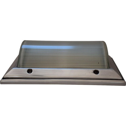 Paar verchromte Bootslaternen aus Metall, 1930