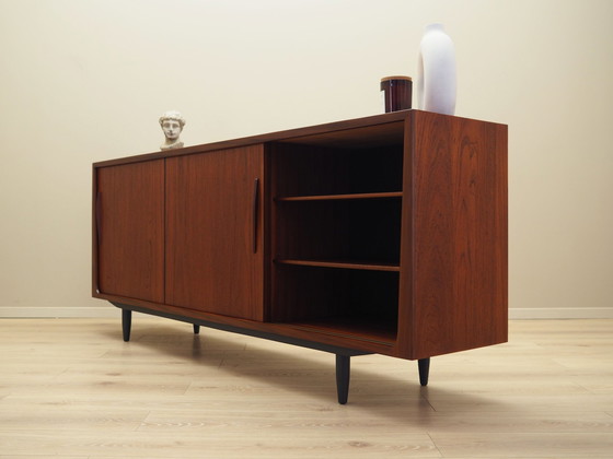 Image 1 of Anrichte aus Teakholz, Dänisches Design, 1970er Jahre, Produktion: Dänemark