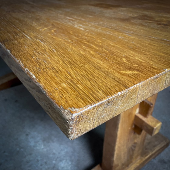 Image 1 of 3 Stück – Mid-Century Esstische aus Eichenholz von Monastery