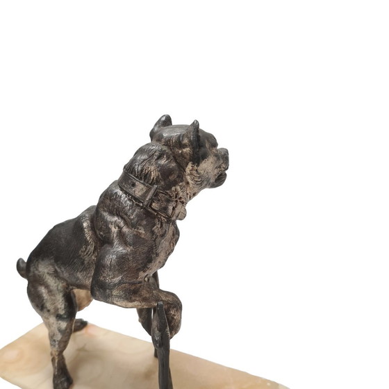 Image 1 of Antike französische Statue einer Bulldogge Charles Valton um 1900