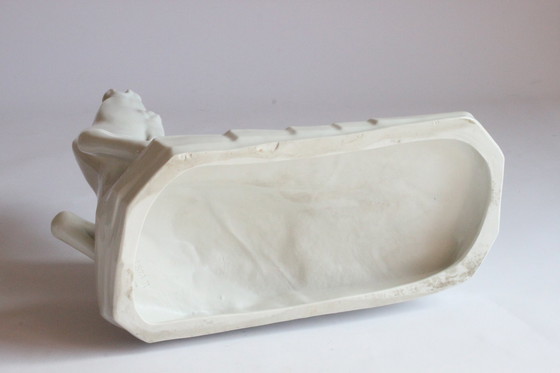 Image 1 of Arthur Storch, Sterbendes Reh für die Schwarzburger Werkstätten 1922