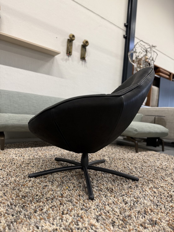 Image 1 of Label Vandenberg Hidde Soft Swivel Armchair Bald Sprang Schwarz