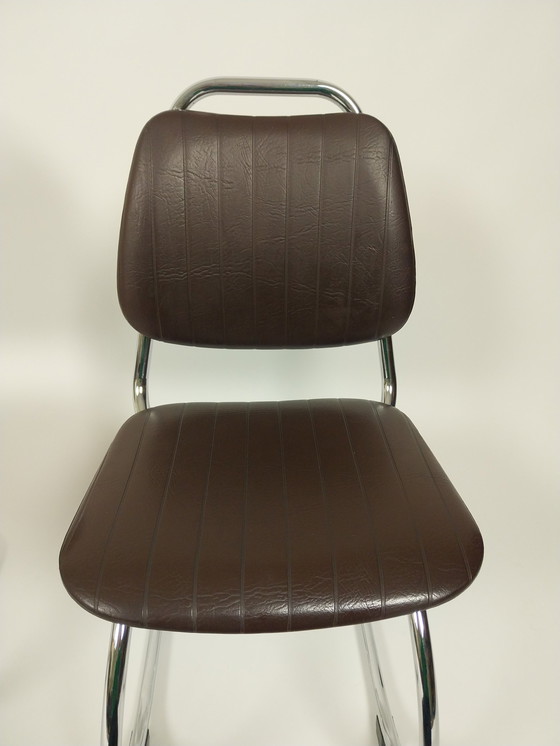 Image 1 of 2 X Vintage Freischwinger, 1970er Jahre