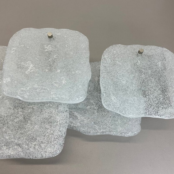 Image 1 of Vintage Wandleuchte aus Glas von J.T. Kalmar für Kalmar Franken Kg, Österreich 1960er Jahre