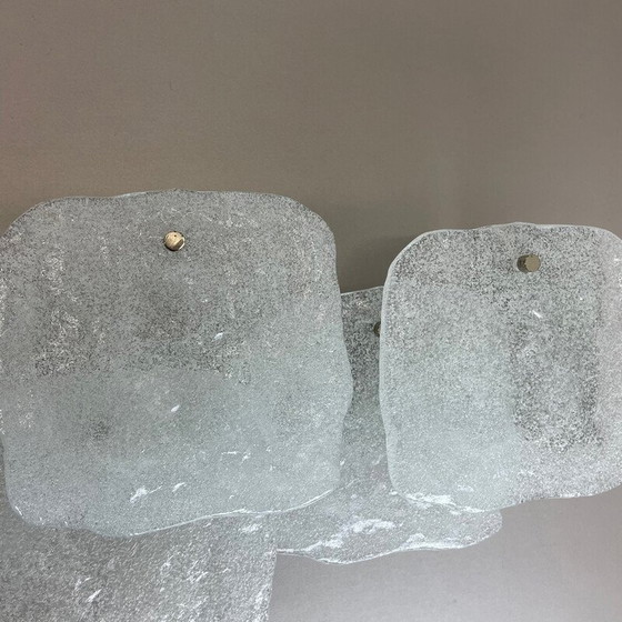 Image 1 of Vintage Wandleuchte aus Glas von J.T. Kalmar für Kalmar Franken Kg, Österreich 1960er Jahre