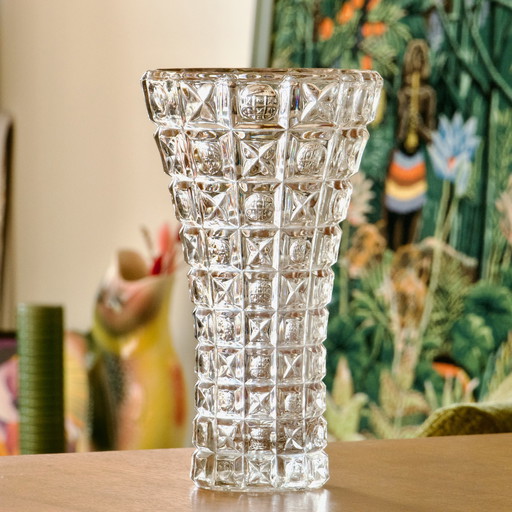 Große Oxo-Vase Designer J. Zejmon Sklo Union