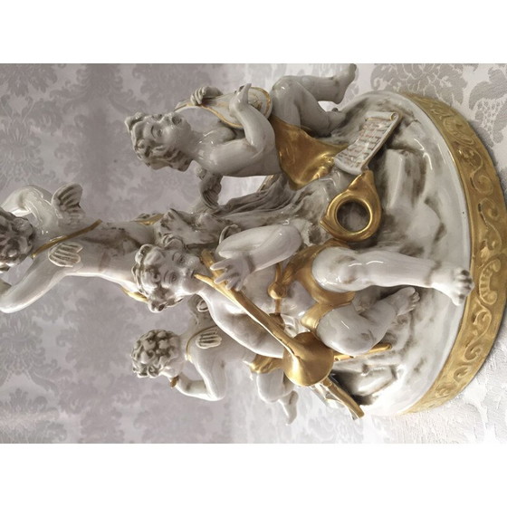 Image 1 of Vintage-Gruppe aus feinem Porzellan, Spanien