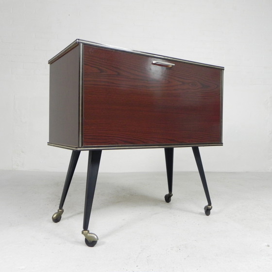 Image 1 of Vintage-Getränkeschrank, Bar auf Rollen, 1960er Jahre