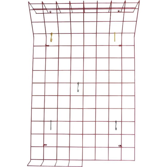 Image 1 of Vintage Drahtgarderobe von Karl Fichtel für Drahtwerke Erlau 1950er Jahre