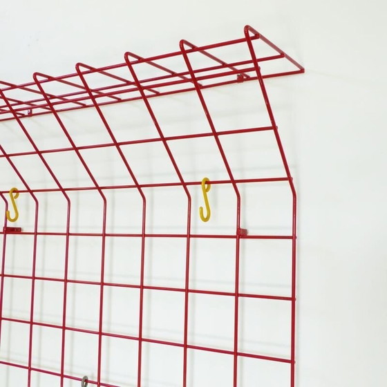 Image 1 of Vintage Drahtgarderobe von Karl Fichtel für Drahtwerke Erlau 1950er Jahre