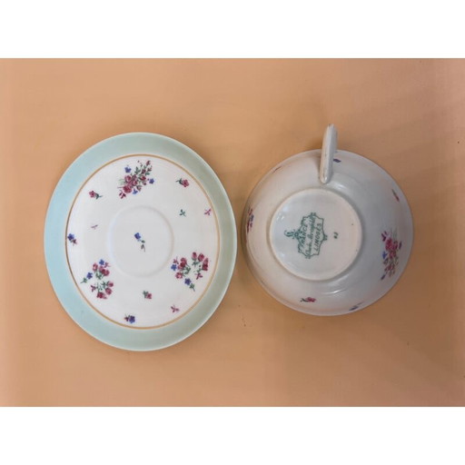 Tassen aus Limoges-Porzellan Charles Ahrenfledt, 1950