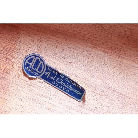 Image 1 of Vintage Sideboard aus Teakholz mit Schiebetüren von Axel Christensen für Aco Möbler, 1960er Jahre