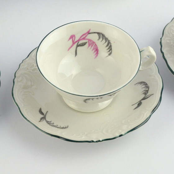 Image 1 of Vintage Wałbrzych Porzellan Kaffeeservice, Polen 1970