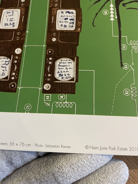 Image 1 of Nam June Paik (1932-2006), Evolution, Revolution, Resolution, 1989 (Rousseau), Copyright Nam June Paik Estate 2010, Printe