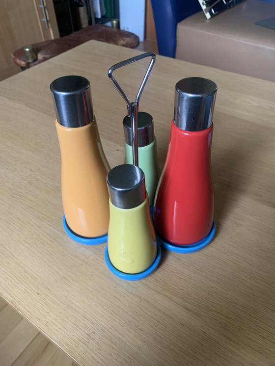 Image 1 of Set mit Siakiöl, Essig, Salz und Pfeffer zum Geschirr