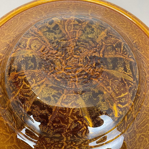 Vintage Art Deco Glasschale von Karl Wiedmann für Wmf, Deutschland 1930er Jahre