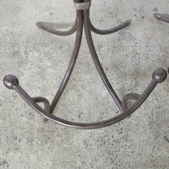 Image 1 of Paar Vintage Metall Beistellstühle 1950er Jahre