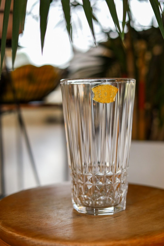 Image 1 of 3x Val Saint Lambert Kristallvasen