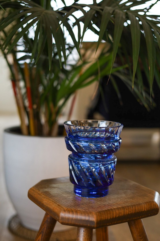 Image 1 of 3x Val Saint Lambert Kristallvasen