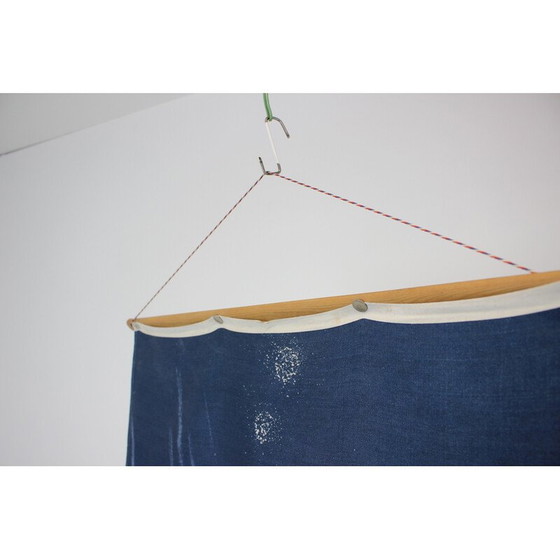 Image 1 of Vintage Neil Armstrong nasa vtg Apollo 11 Stoff Wanddekoration