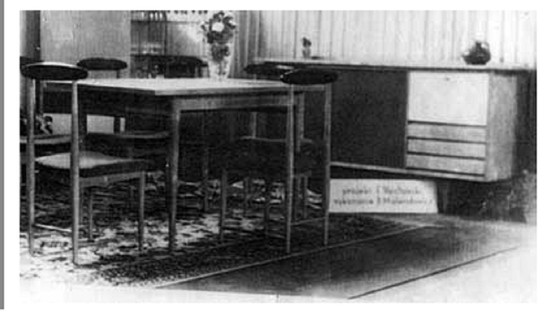 Image 1 of Satz von 6 Esszimmerstühlen von Bernard Malendowicz, Polen, 1960er Jahre