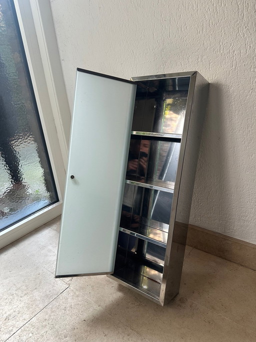 Badezimmerschrank 1960 Chrom